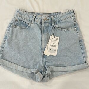 Women’s Zara High Rise Mom Shorts